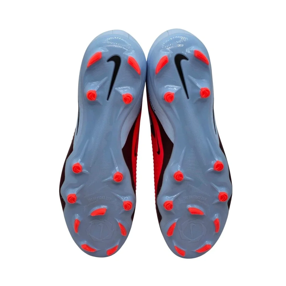 Nike Phantom 6 High Academy FG/MG Soccer Cleats Men's 9.5 Blue Red HQ2278-400